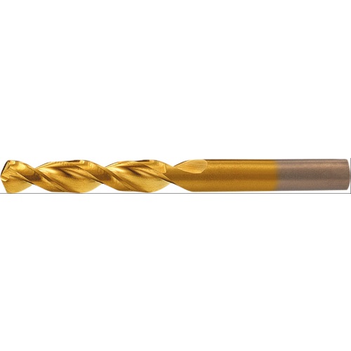 41/64 RHS / RHC HSS-CO 8% (M42) 135 Degree Split Point Q-Cobalt Wide Land Parabolic Drill - TiN