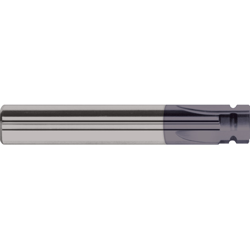Concave Radius End Mills - 0.0625″ (1/16″)Radius × 0.3750″ (3/8″) Cutter Diameter Carbide Concave Radius End Mill, 4 Flutes, AlTiN Coated
